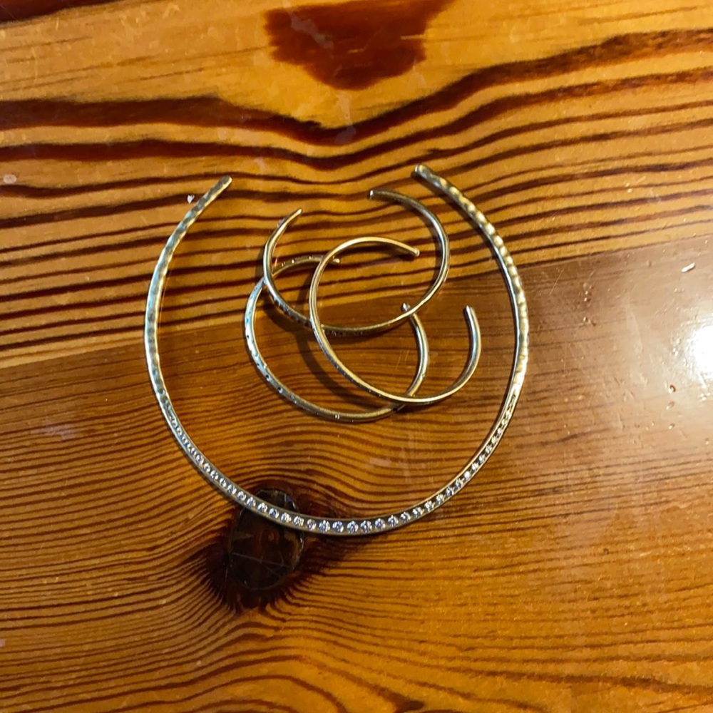 Necklace and 3 bracelets